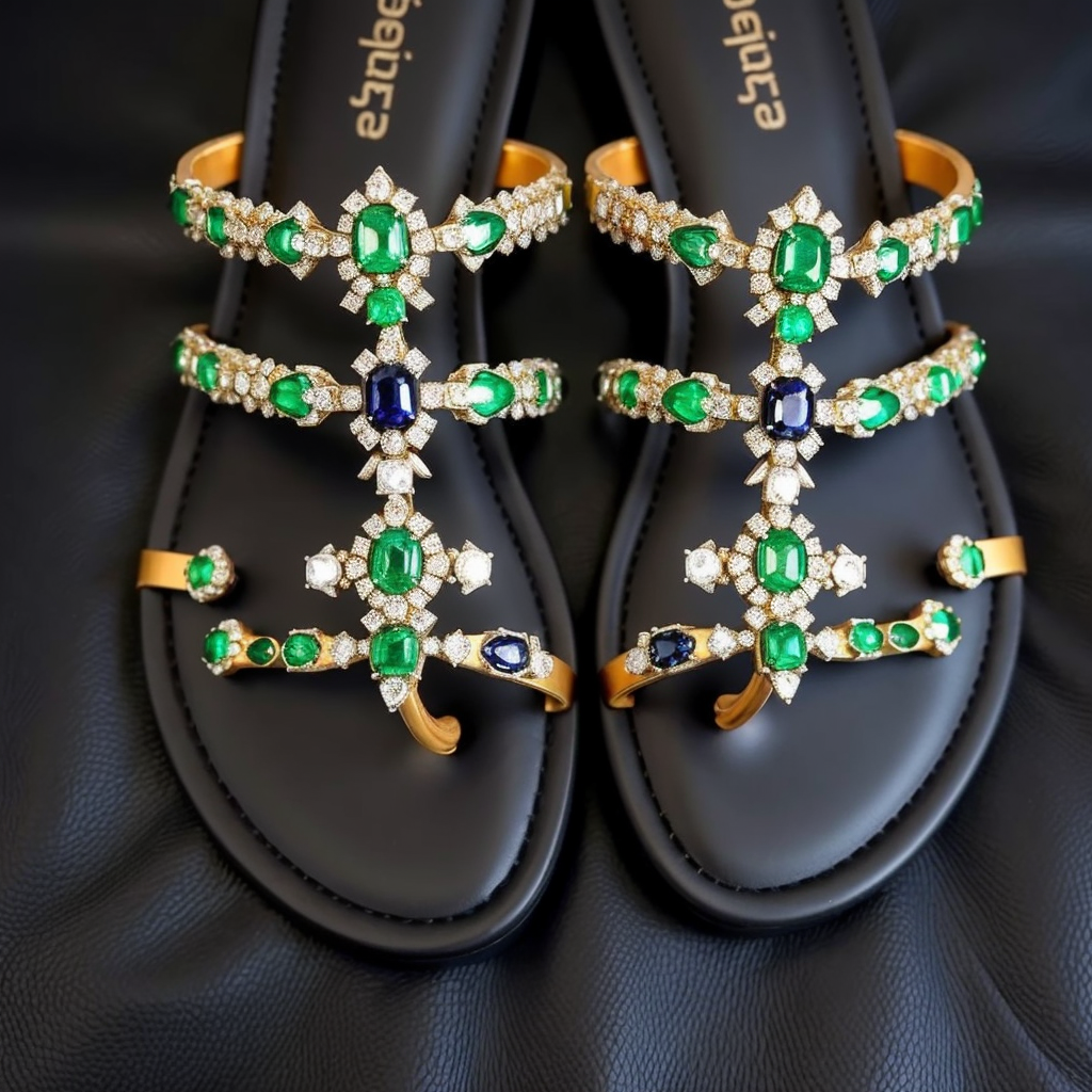 jeweled sandals