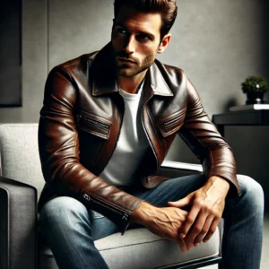 fashionable men's Italian leather jackets