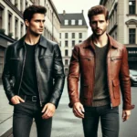 fashionable men's Italian leather jackets