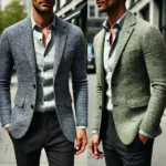 lightweight unlined tweed jacket mens