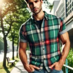 short sleeve flannel shirt